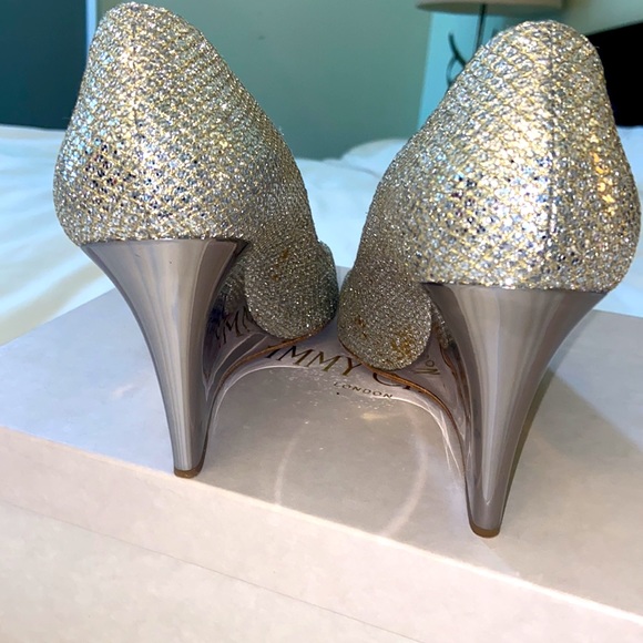 Jimmy choo Baxen wedges. Comfy and elegant! Wear under gowns/dresses - Picture 9 of 9